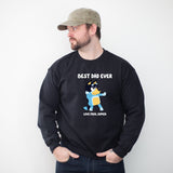 Personalised Father's Day Sweatshirt or Hoodie ~ Bluey Dad (Bandit Inspired) ~ Father's Day Gift for Him Birthday Gift
