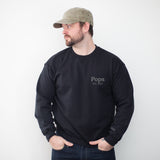 Personalised Daddy ~ Dad ~ Grandad ~ Sweatshirt with Names on Sleeve ~ Father's Day