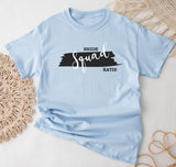 Hen Party T Shirts ~ Bridal Wedding Hen Party with brushmark design Fiancee Fiance