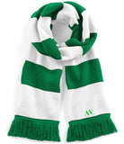 football club scarf celtic rangers hibs yeovil town  grandad dad uncle embroidered monogram initials