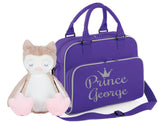 Princess or Prince with crown and name personalised bag