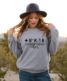 Christmas Vibes ~ Snowman etc ~ Various Colours ~ Christmas sweatshirt jumper top
