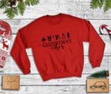 Christmas Vibes ~ Snowman etc ~ Various Colours ~ Christmas sweatshirt jumper top