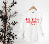 Christmas Vibes ~ Snowman etc ~ Various Colours ~ Christmas sweatshirt jumper top