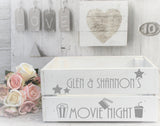 Personalised Movie Night Crate ~ Movie Night is the new Date Night