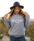 Dear Santa I Did Try ~ Various Colours ~ Christmas sweatshirt jumper top