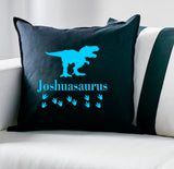 Personalised Cushion Pillow Dinosaur Dinosaurus - Birthday Christmas Gift including infill