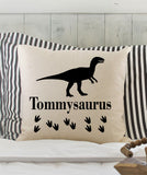 Personalised Cushion Pillow Dinosaur Dinosaurus - Birthday Christmas Gift including infill
