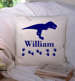 Personalised Cushion Pillow Dinosaur Dinosaurus - Birthday Christmas Gift including infill