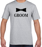 Men's Grooms Best Man Stag Party Loungewear Shorts Set Personalised with Title and Initials