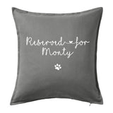 Reserved for Pet name -  Personalised Cushion Pillow with Paw Print including infill