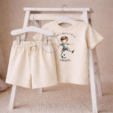 Personalised Football Birthday Outfit | When I Wake Up I Will Be Age Short Set | Football Birthday Boy or Girl Outfit |  Birthday Clothes