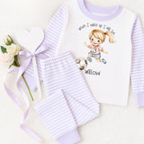 Personalised When I Wake Up I Will Be Football Pyjamas with Name & Age ~ Birthday Gift Boy Girl ~ Stripe Pjs ~ Various Colours Available