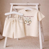 Personalised Tractor Birthday Outfit | When I Wake Up I Will Be  Short Set | Tractor Birthday T-Shirt & Shorts | Farm  Outfit Boy Girl