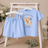 Personalised Horse Birthday Outfit | When I Wake Up I Will Be Age Short Set | Pony & Rider Birthday Outfit |Horse Lover Birthday Clothes Set