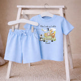 Personalised Safari Birthday Outfit | When I Wake Up I Will Be Age Short Set | Safari Birthday Clothes | Jungle Birthday Outfit