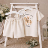 Personalised Horse Birthday Outfit | When I Wake Up I Will Be Age Short Set | Pony & Rider Birthday Outfit |Horse Lover Birthday Clothes Set