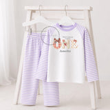 Personalised Strawberry Birthday Pyjamas | When I Wake Up I Will Be ONE PJs | Girls 1st Birthday Pyjamas | Custom Name Sleepwear |
