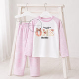Personalised Strawberry Birthday Pyjamas | When I Wake Up I Will Be ONE PJs | Girls 1st Birthday Pyjamas | Custom Name Sleepwear |