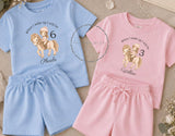 Personalised Horse Birthday Outfit | When I Wake Up I Will Be Age Short Set | Pony & Rider Birthday Outfit |Horse Lover Birthday Clothes Set