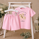 Personalised Horse Birthday Outfit | When I Wake Up I Will Be Age Short Set | Pony & Rider Birthday Outfit |Horse Lover Birthday Clothes Set