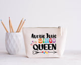 Personalised Canvas Washbag ~ Accessories Pouch ~ Clutch Bag ~ Bingo ~ Bingo Queen ~Travel Bag ~Gym Bag ~ Mother's Day Birthday Gift for Her