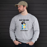 Personalised Father's Day Sweatshirt or Hoodie ~ Bluey Dad (Bandit Inspired) ~ Father's Day Gift for Him Birthday Gift