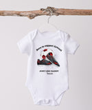Personalised Born to Support Football Team ~ Baby Vest, Baby Bib ~ Baby Reveal ~ Baby Shower ~ Baby Newborn Gift ~ Football Fan Baby