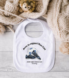 Personalised Born to Support Football Team ~ Baby Vest, Baby Bib ~ Baby Reveal ~ Baby Shower ~ Baby Newborn Gift ~ Football Fan Baby