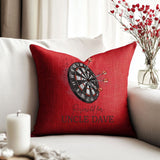 Personalised Reserved for "Name" Darts ~ Cushion Pillow including infill~Father's Day Gift for Him~ Christmas Gift~Dart Player Birthday Gift