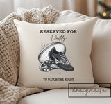 Personalised Rugby League Union Cushion to watch the Game~ Daddy, Grandad, Any Name ~ Father's Day Gift Birthday Teacher Present Include Pad