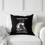 Personalised St Helens Rugby Cushion to watch the Game ~ Daddy, Grandad, Name ~ Father's Day Gift Birthday Teacher Present Includes Pad