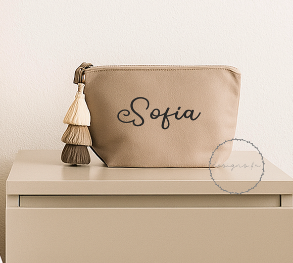 make up cosmetic bag baby pouch new mama accessories bag clutch bag vacation travel bag beach bag tassel bag