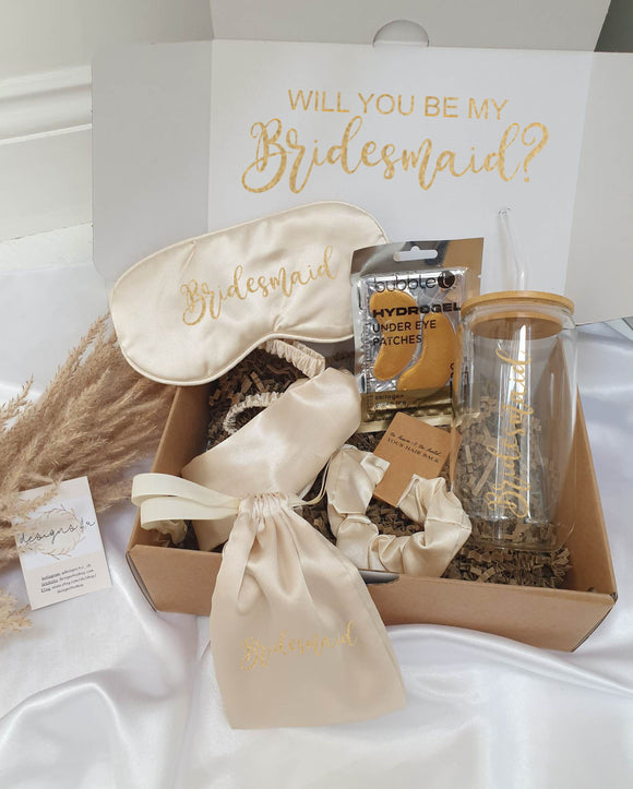 Personalised Bridesmaid Gift Box ~ Bridesmaid Proposal ~ Will You Be My Bridesmaid ~ Will You Be My Maid of Honour Gift Box ~ Hen Party Box