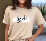 Hen Party T Shirts ~ Bridal Wedding Hen Party with brushmark design Fiancee Fiance