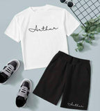 Personalised with Names in Signature Style Font ~ Short Set Boys Girls ~ Various Colours