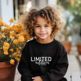 Personalised Limited Edition with Heart and Kids Child's Name ~ Sweatshirt