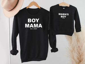 Personalised Twinning Matching Mama's Boy ~ Mummy Mum Grandma Nana Nanny Granny Grandad Life is the Best Life ~ with Children Kids Names