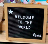 Custom Letters Message Board ~ Mood Board ~ Life Announcements ~ Say What You Want ~ Home Decor~ A Group of People No Thanks ~Instagram Prop