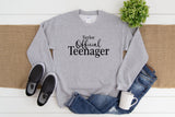 Personalised Birthday Girl ~ Official Teenager ~Hoodie & Sweatshirt Tops ~ Thirteenth 13th Birthday Top ~ Gift for Her ~ Gift for Him