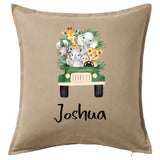 Personalised Safari Jungle theme Scatter Cushion ~ Decor for Playrooms and Bedrooms