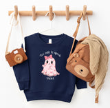 Too Cute to Spook – Personalised Kids Halloween Sweatshirt ~ Trick or Treat  ~ Gift for Boys or Girls Kids