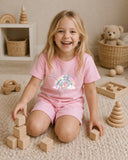 Personalised Unicorn Birthday Outfit | When I Wake Up I Will Be Age Short Set | Unicorn Birthday Clothes | Rainbow Birthday Outfit