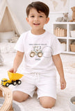Personalised Tractor Birthday Outfit | When I Wake Up I Will Be  Short Set | Tractor Birthday T-Shirt & Shorts | Farm  Outfit Boy Girl