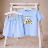Personalised Tractor Birthday Outfit | When I Wake Up I Will Be  Short Set | Tractor Birthday T-Shirt & Shorts | Farm  Outfit Boy Girl