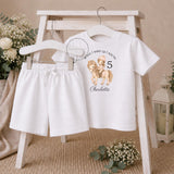 Personalised Horse Birthday Outfit | When I Wake Up I Will Be Age Short Set | Pony & Rider Birthday Outfit |Horse Lover Birthday Clothes Set