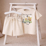 Personalised Safari Birthday Outfit | When I Wake Up I Will Be Age Short Set | Safari Birthday Clothes | Jungle Birthday Outfit