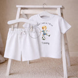 Personalised Football Birthday Outfit | When I Wake Up I Will Be Age Short Set | Football Birthday Boy or Girl Outfit |  Birthday Clothes