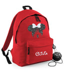 Personalised Mickey Minnie Mouse Disney Rucksack Backpack Bag