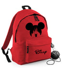 Personalised Mickey Minnie Mouse Disney Rucksack Backpack Bag